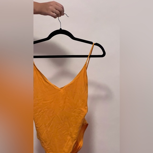 One piece orange bathing suit - Picture 1 of 4